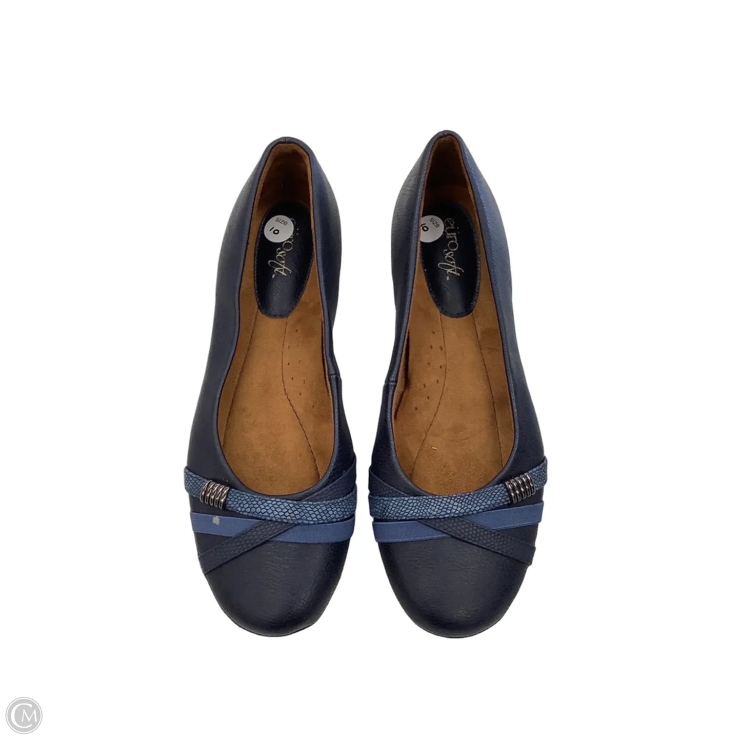 Shoes Flats By Sofft In Navy, Size: 10
