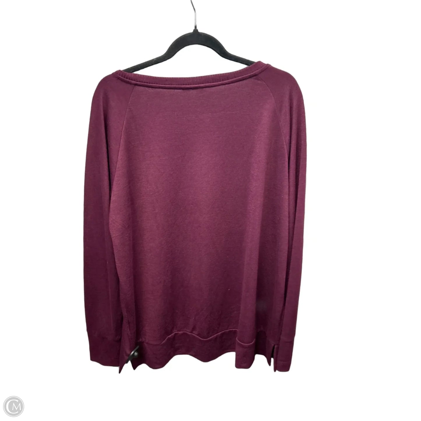 Top Long Sleeve Basic By Gap In Red, Size: L