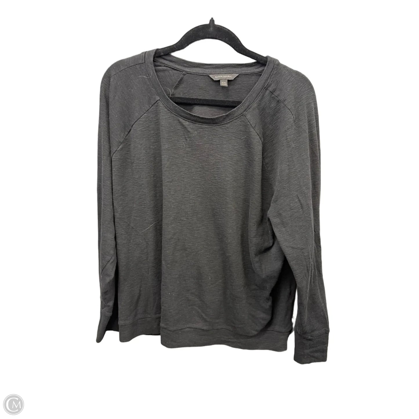 Top Long Sleeve By Banana Republic In Black, Size: Xxl