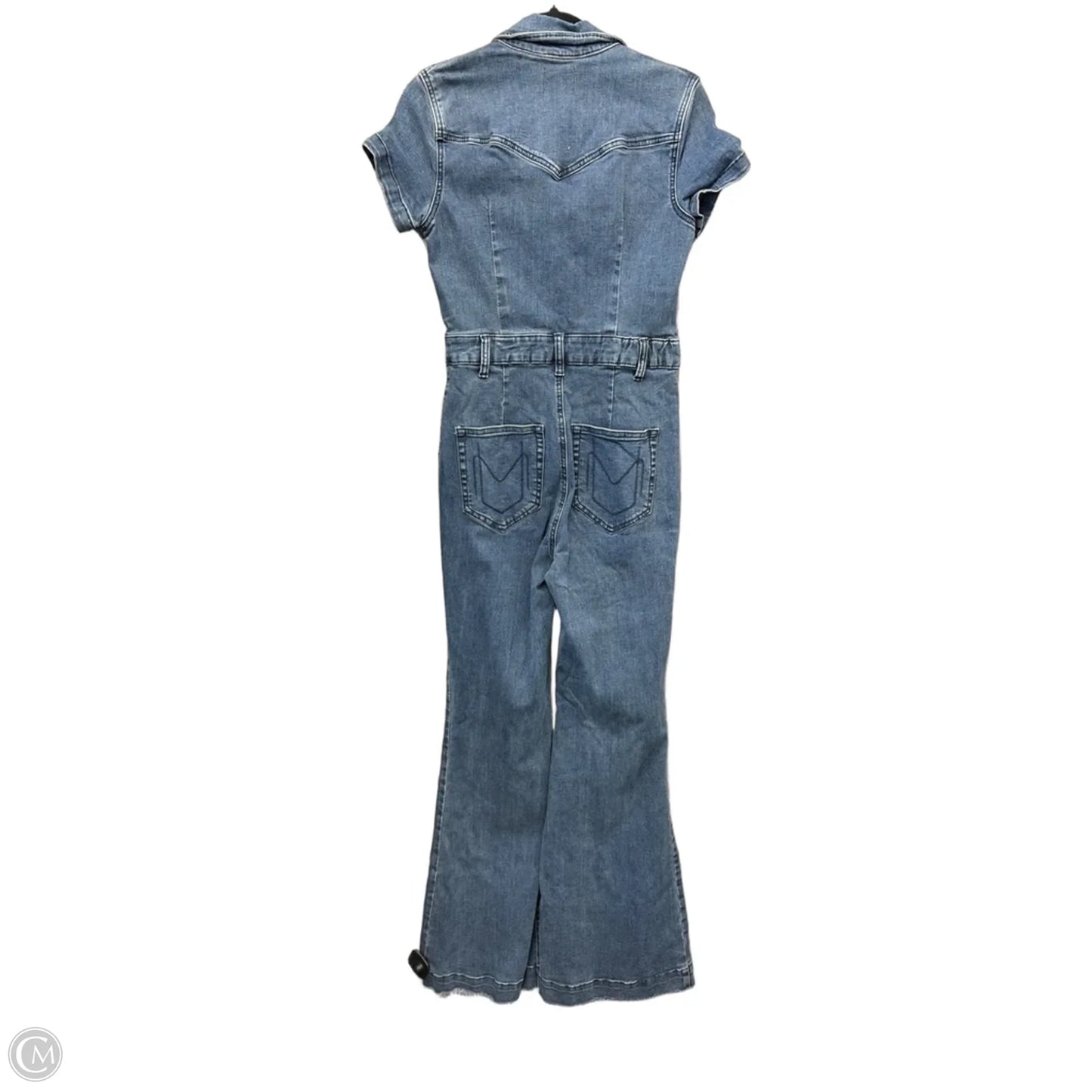 Jumpsuit By Mumu In Blue Denim, Size: M