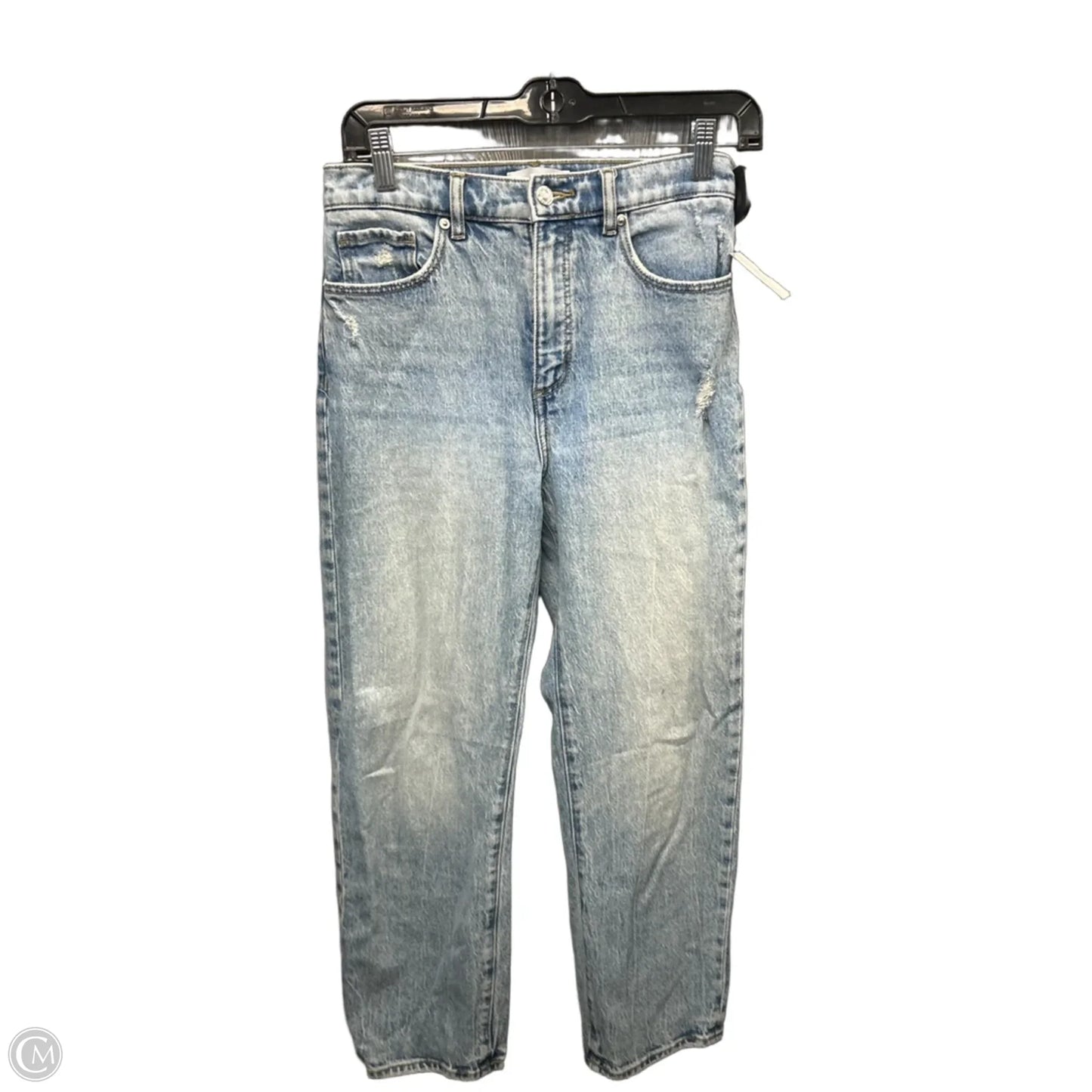 Jeans Straight By Loft In Blue Denim, Size: 2