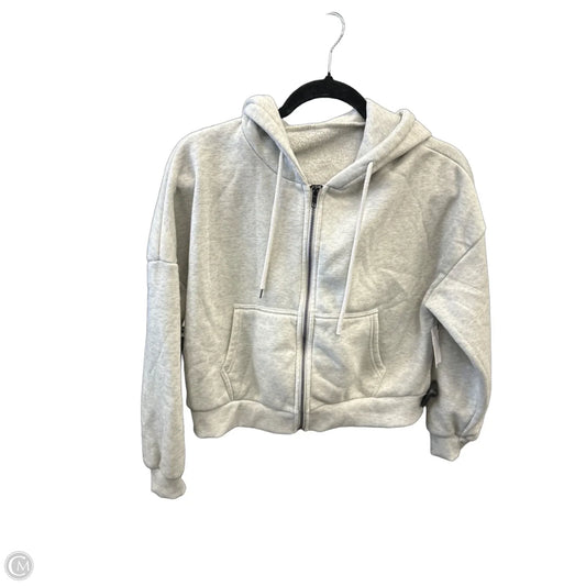 Sweatshirt Hoodie By Shein In Grey, Size: M