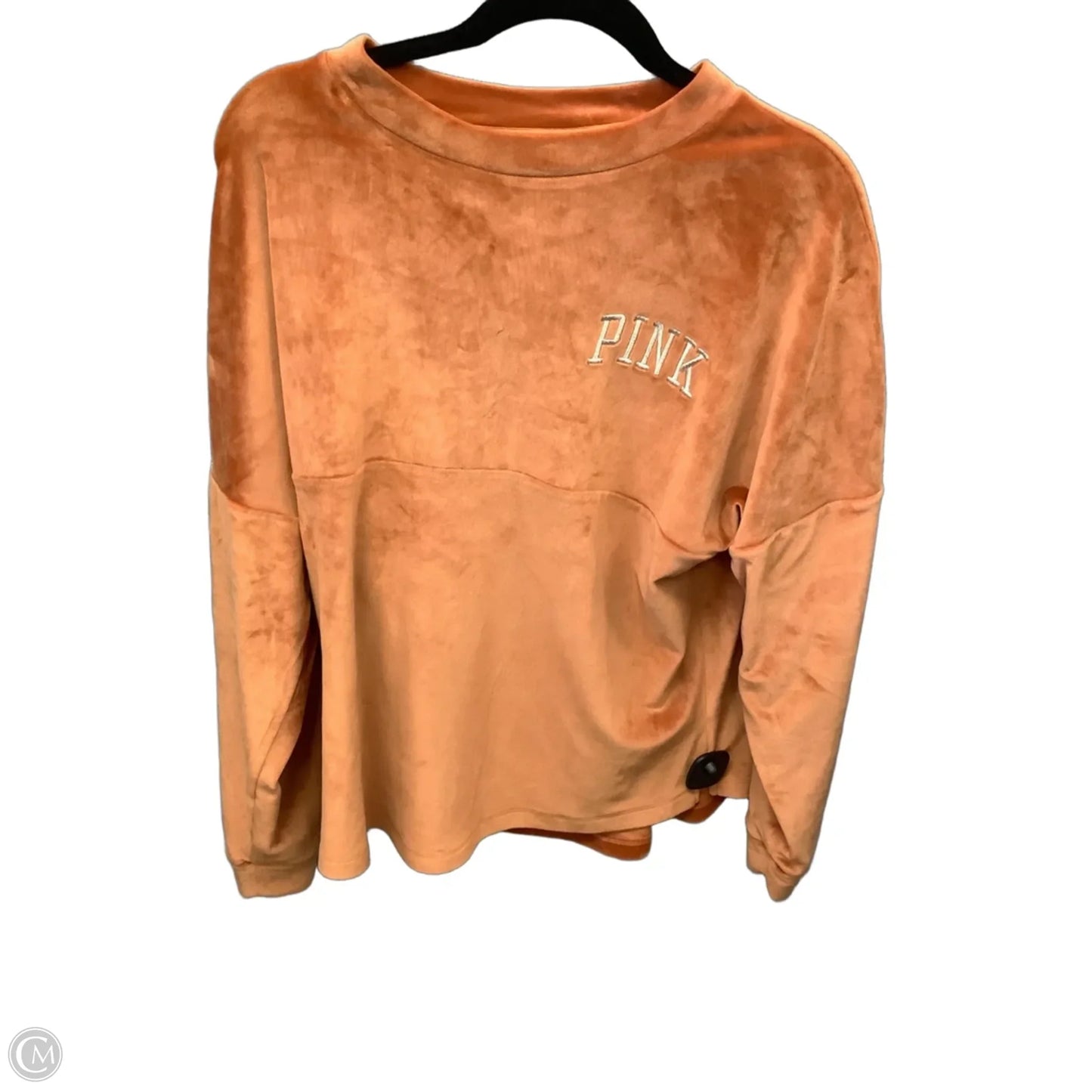 Top Long Sleeve By Pink In Orange, Size: S