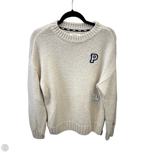 Sweater By Pink In Cream, Size: S