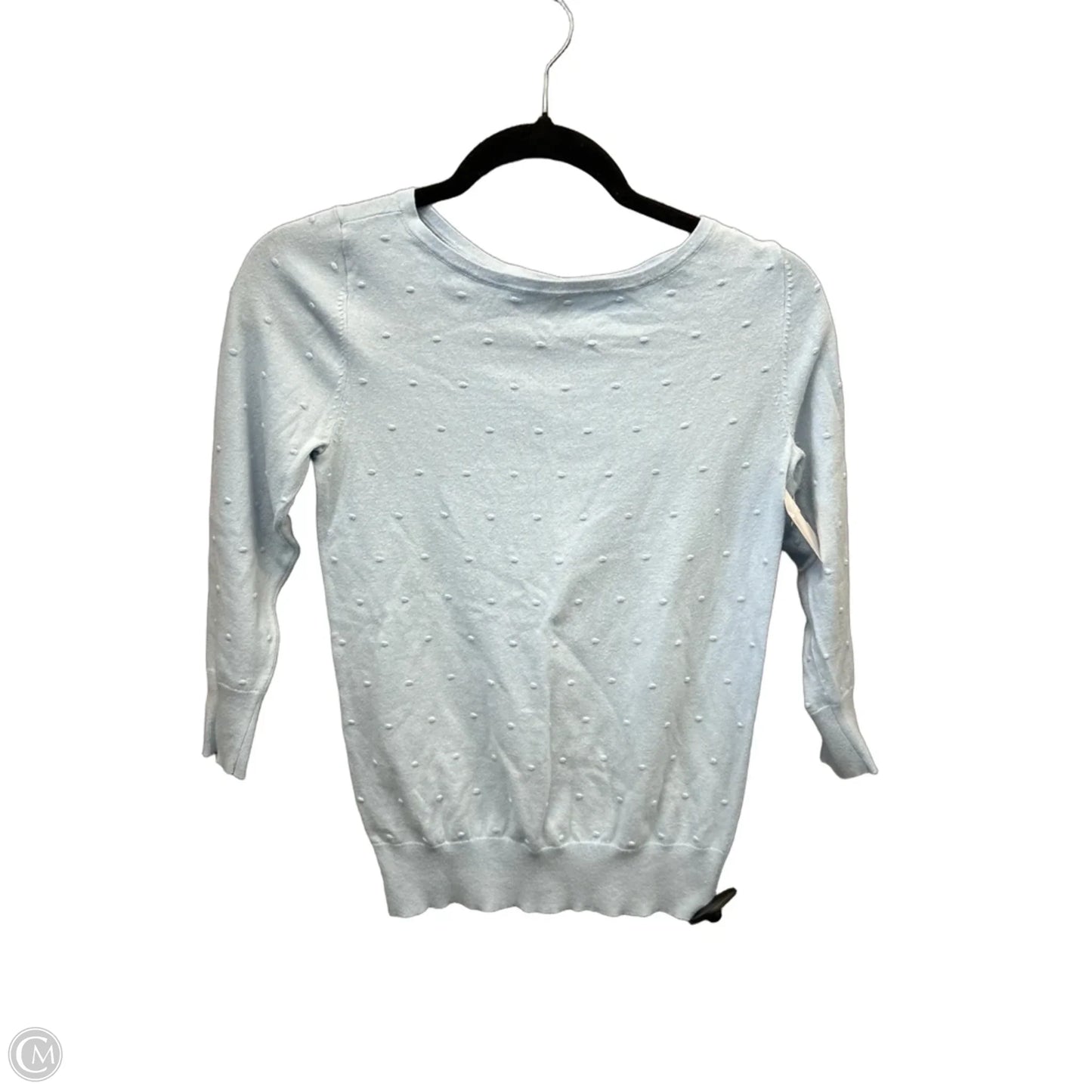 Top Long Sleeve By Ann Taylor In Blue, Size: Xs