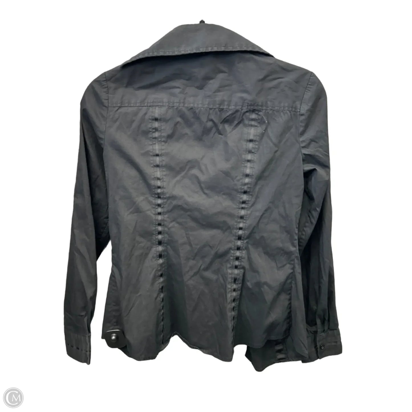 Top Long Sleeve By White House Black Market In Black, Size: Xs