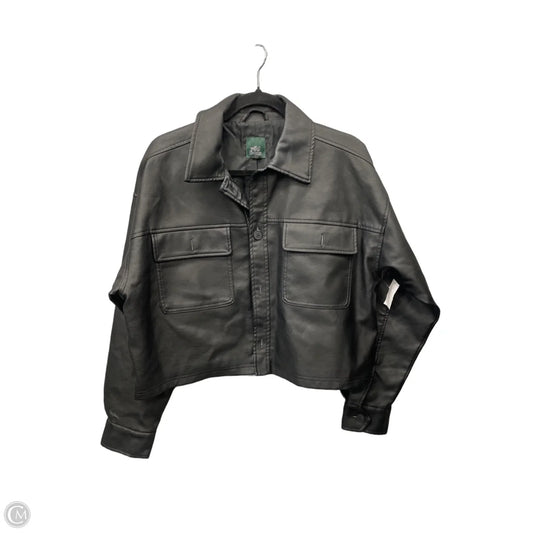 Jacket Shirt By Wild Fable In Black, Size: M