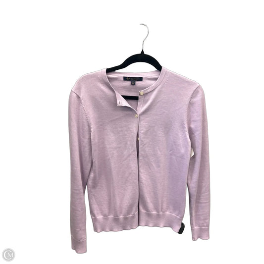 Cardigan By Brooks Brothers In Purple, Size: S