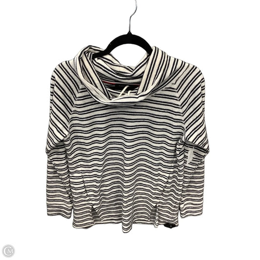 Top Long Sleeve By Tommy Hilfiger In Striped Pattern, Size: M