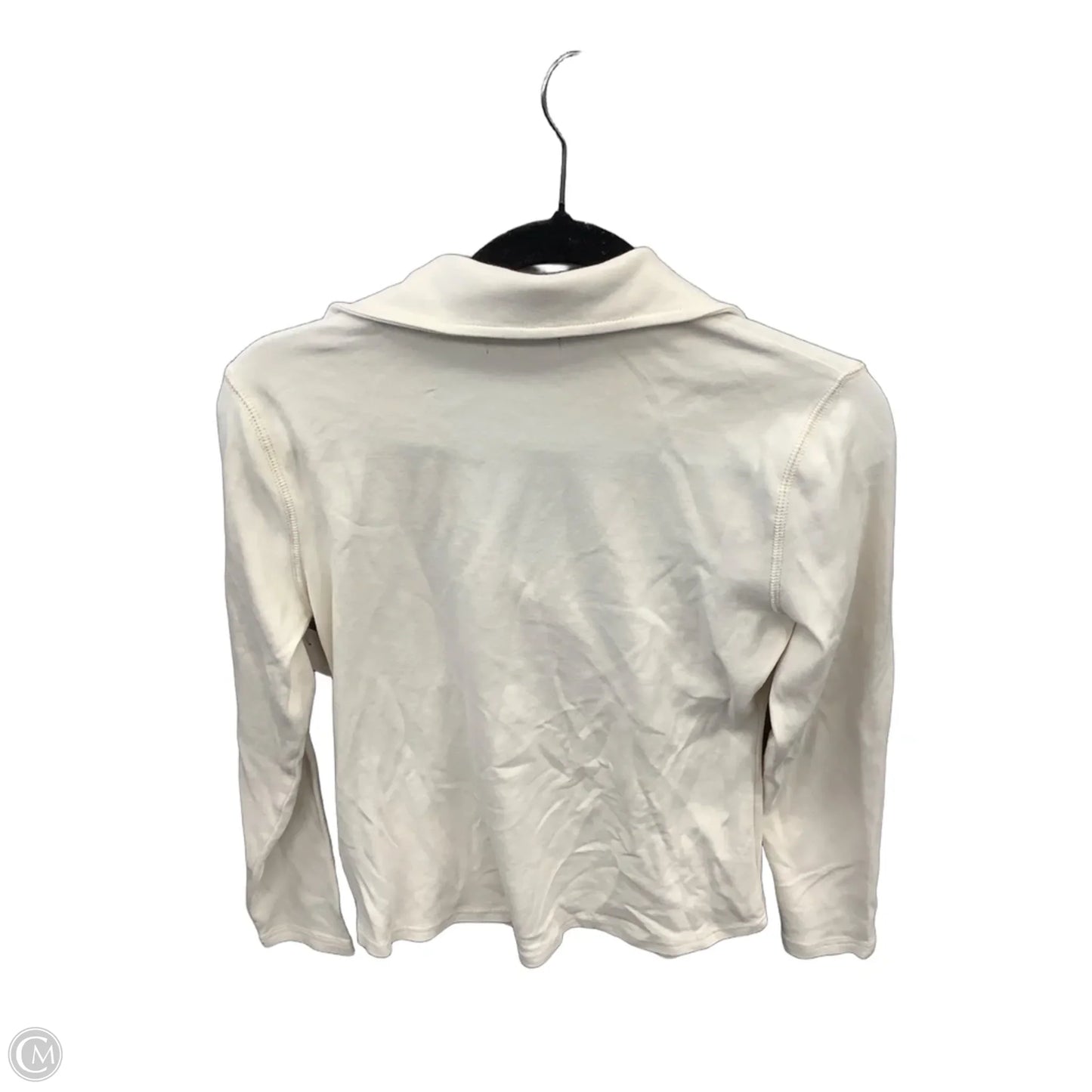 Top Long Sleeve By American Living In Cream, Size: M