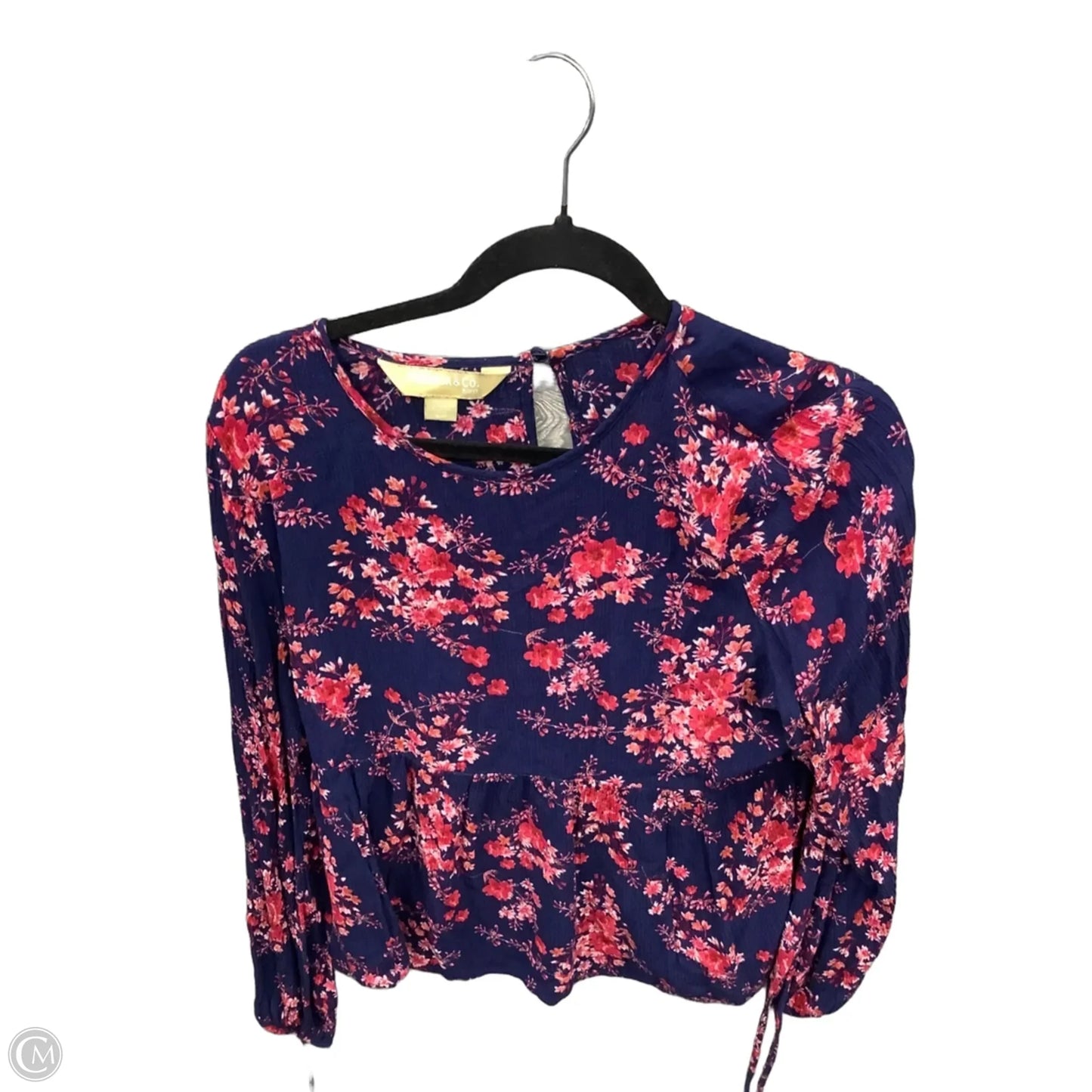 Top Long Sleeve By Roebuck In Purple, Size: M