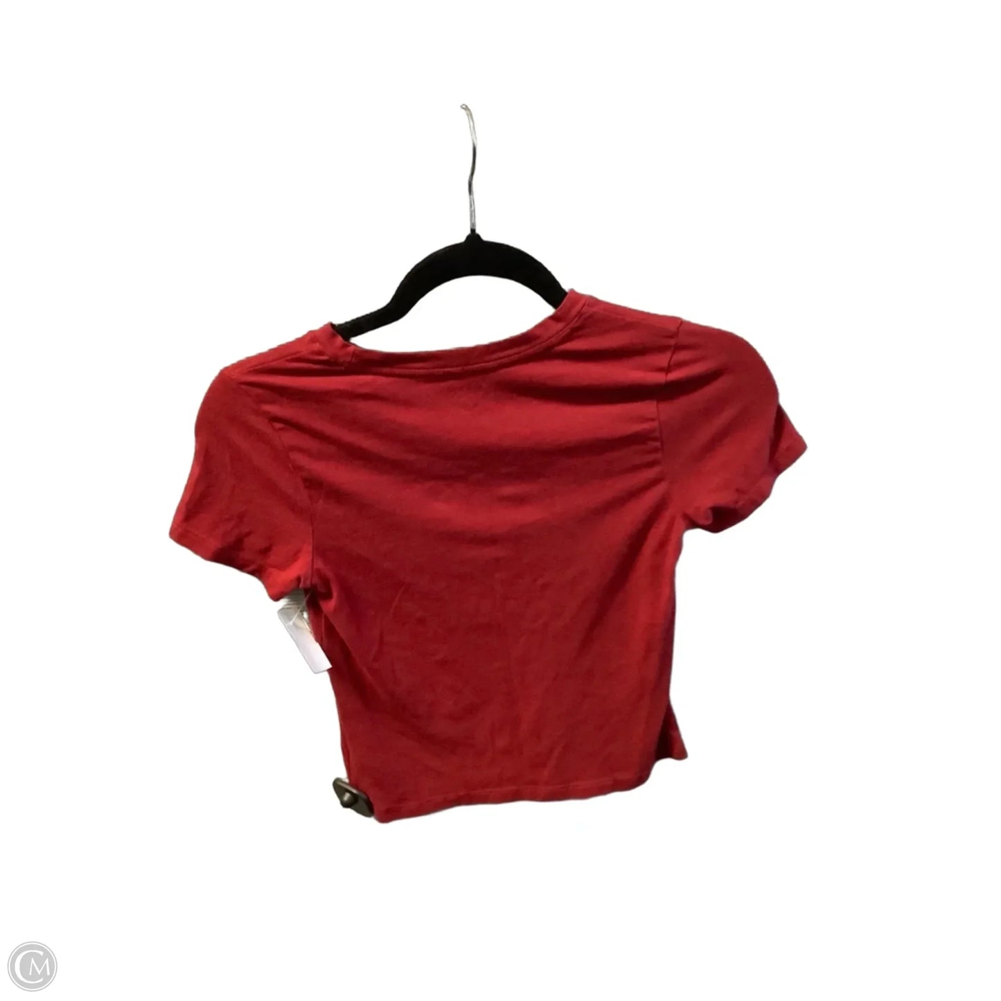Top Short Sleeve Basic By Old Navy In Red, Size: Xs