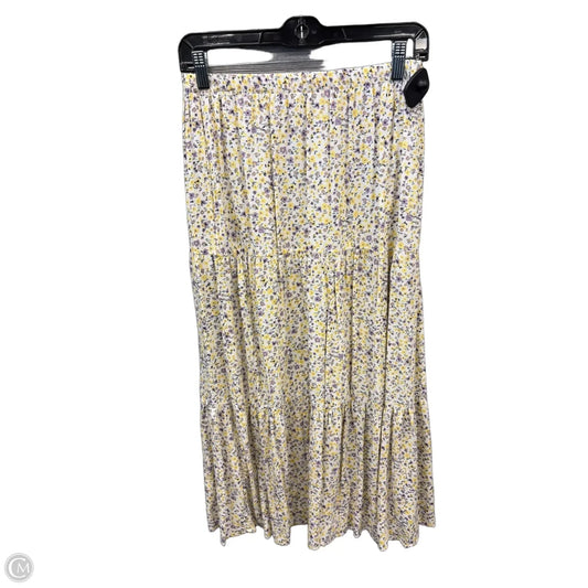 Skirt Maxi By Rewind In Floral Print, Size: 4