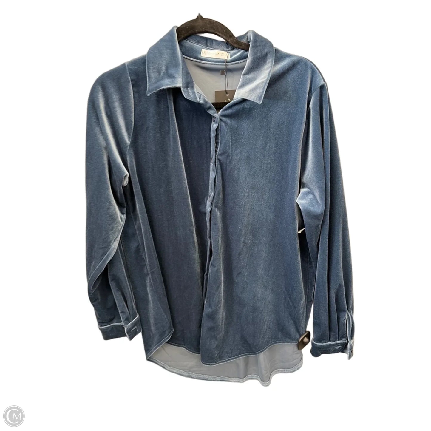 Top Long Sleeve By Clothes Mentor In Blue, Size: L
