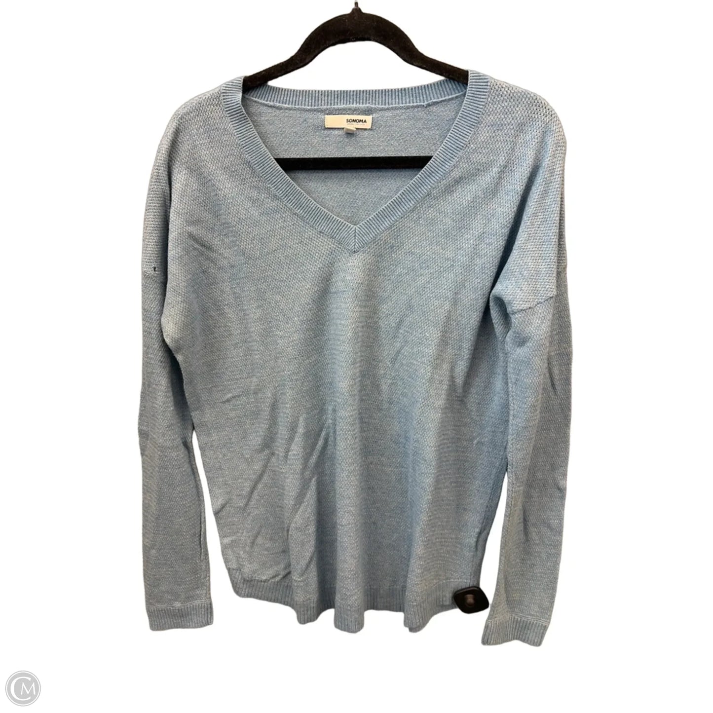 Top Long Sleeve By Sonoma In Blue, Size: M
