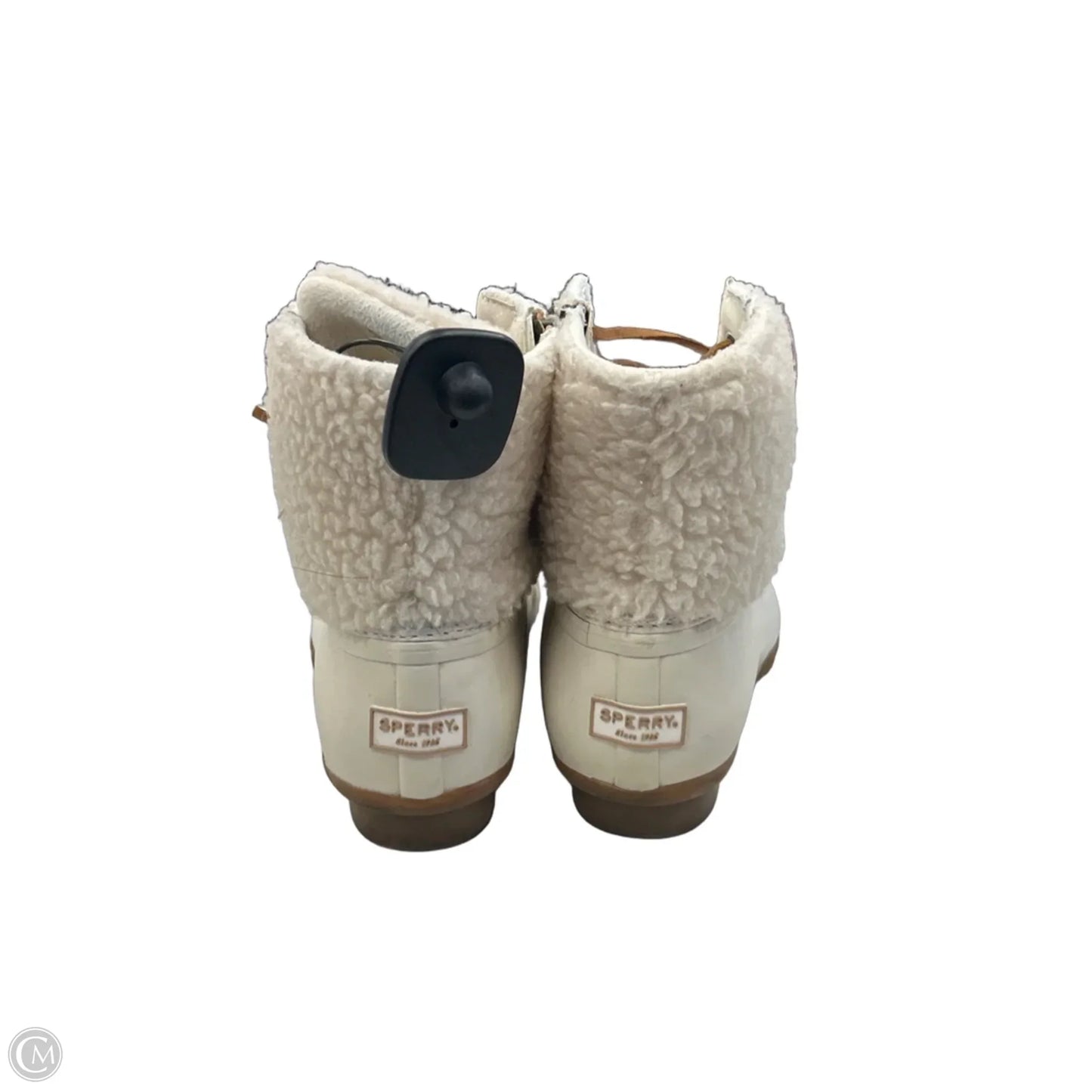 Boots Ankle Flats By Sperry In Cream, Size: 7.5