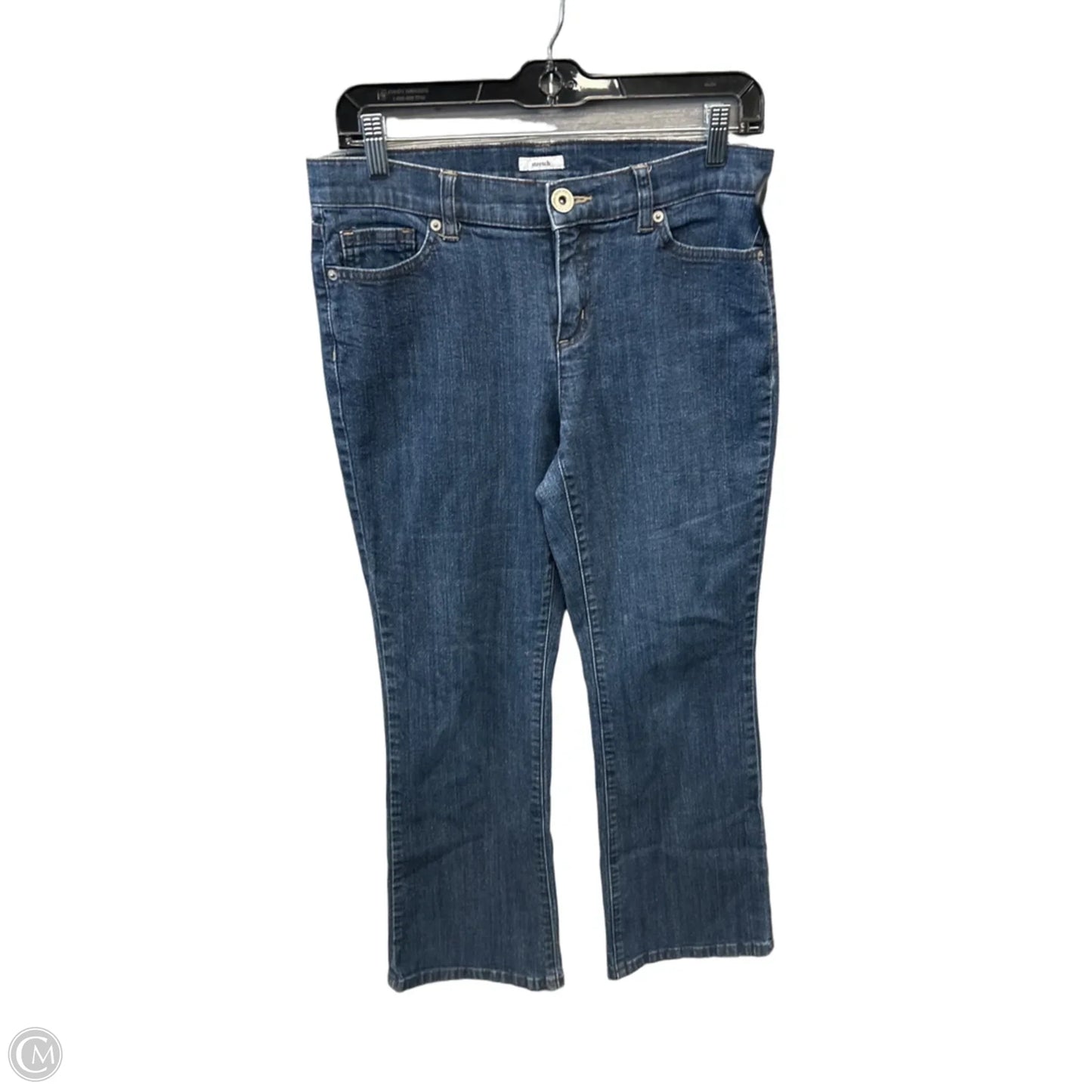 Jeans Straight By Liz And Co In Blue Denim, Size: 6p