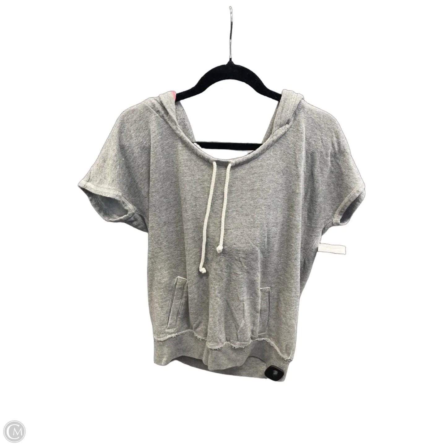 Top Short Sleeve By American Eagle In Grey, Size: M