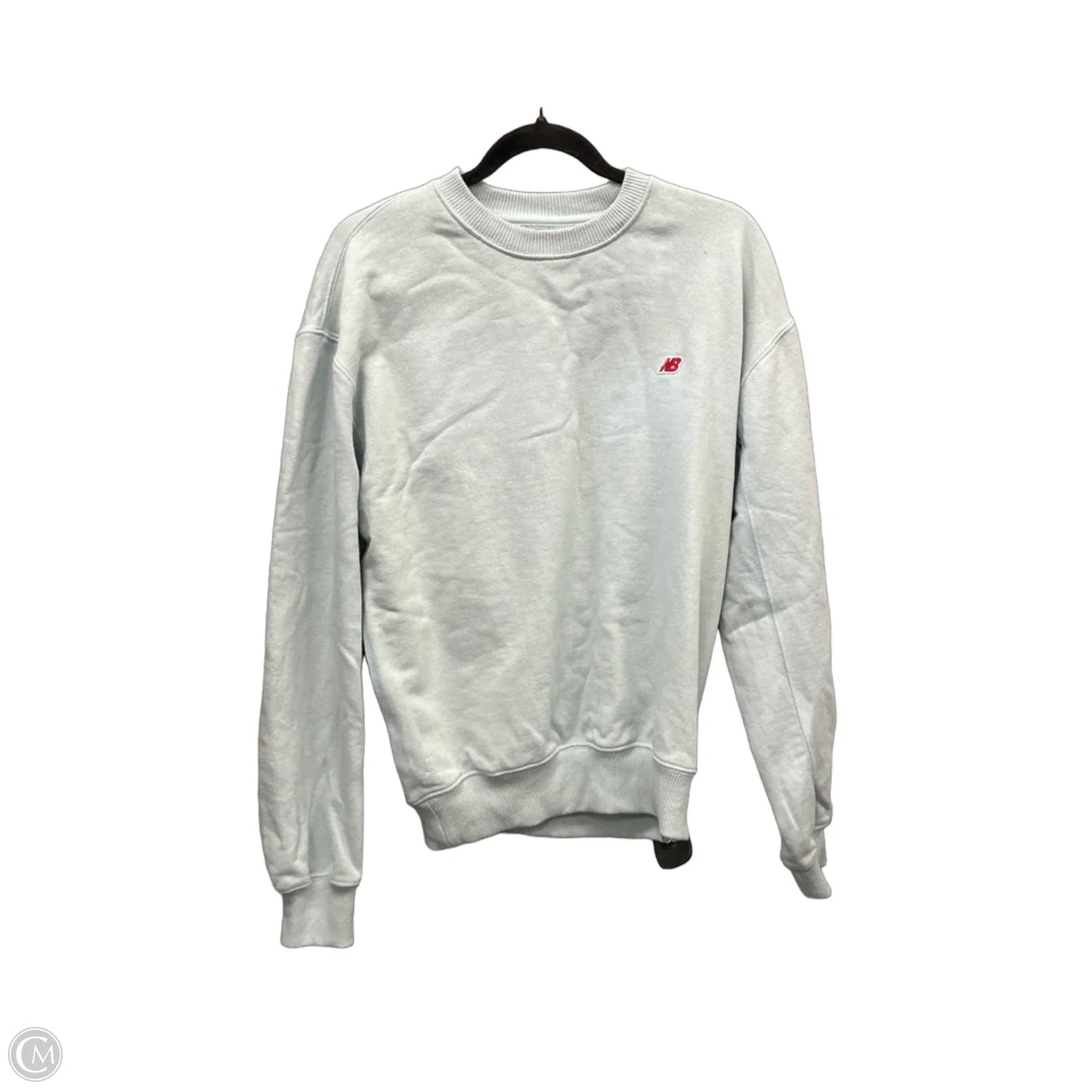 Athletic Sweatshirt Crewneck By New Balance In Blue, Size: S