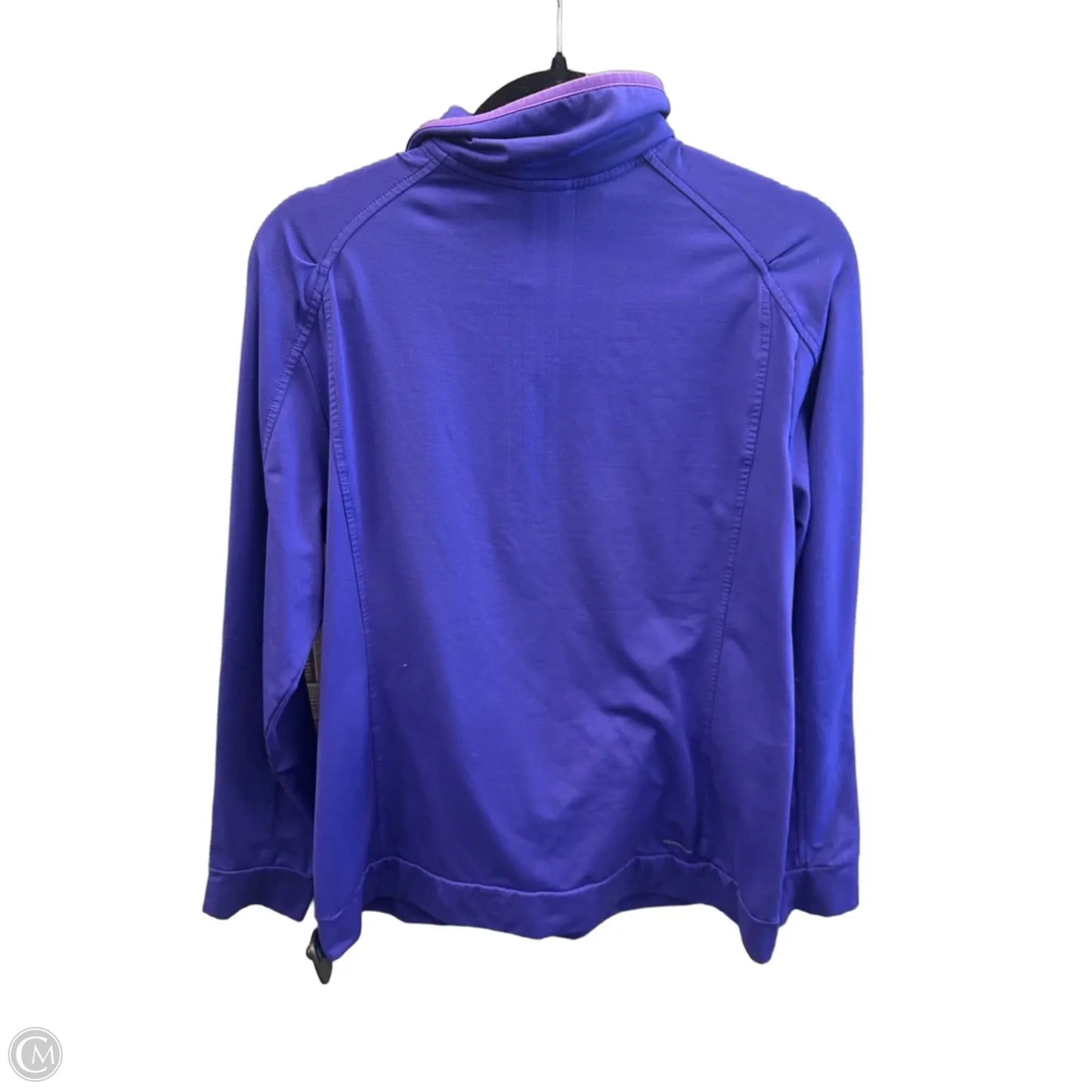 Athletic Top Long Sleeve Crewneck By Adidas In Purple, Size: Xl