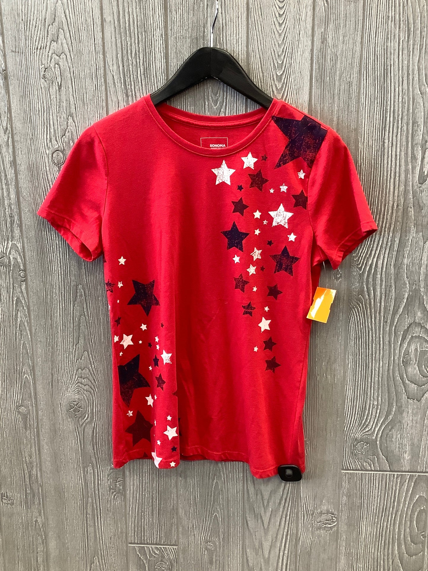 Red Top Short Sleeve Sonoma, Size S