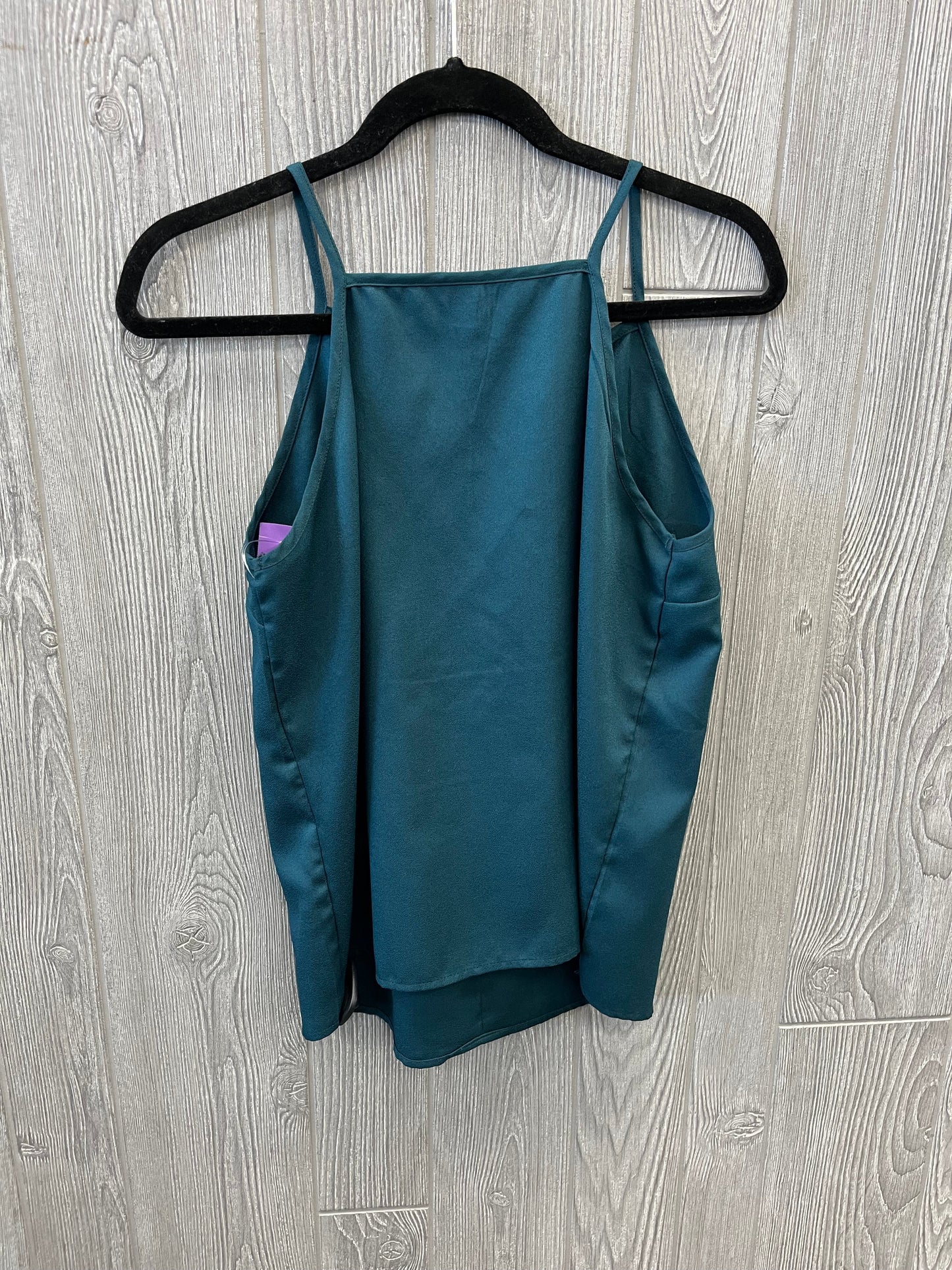 Green Top Sleeveless Shein, Size M