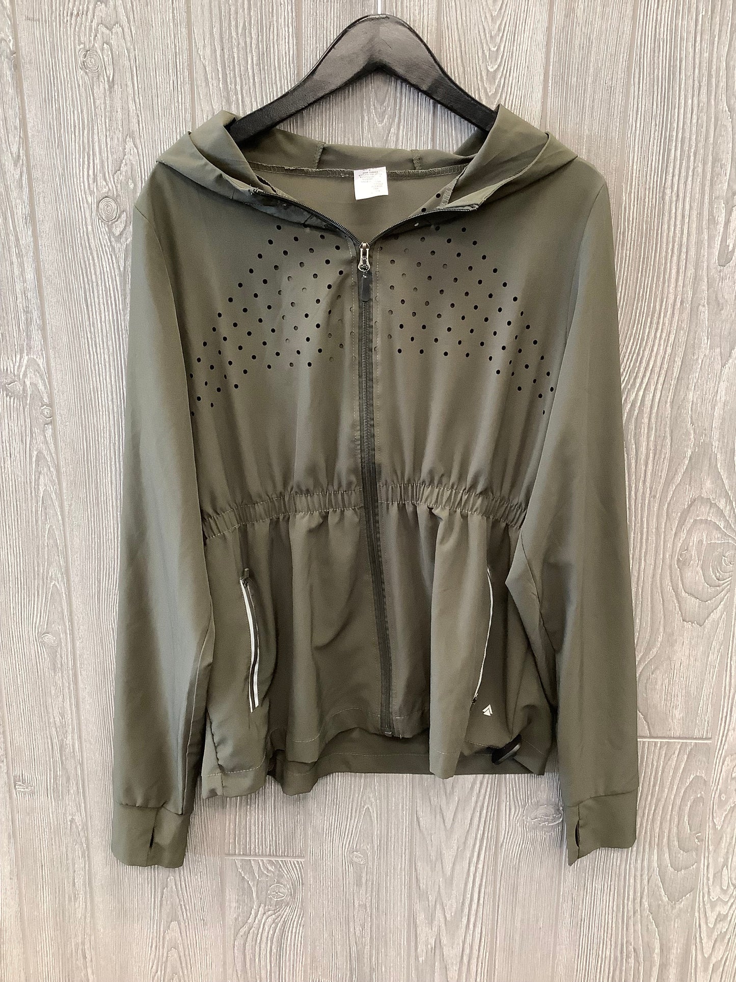 Athletic Top Long Sleeve Hoodie By Clothes Mentor  Size: L