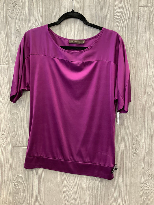 Top Short Sleeve By Limited In Purple, Size: S