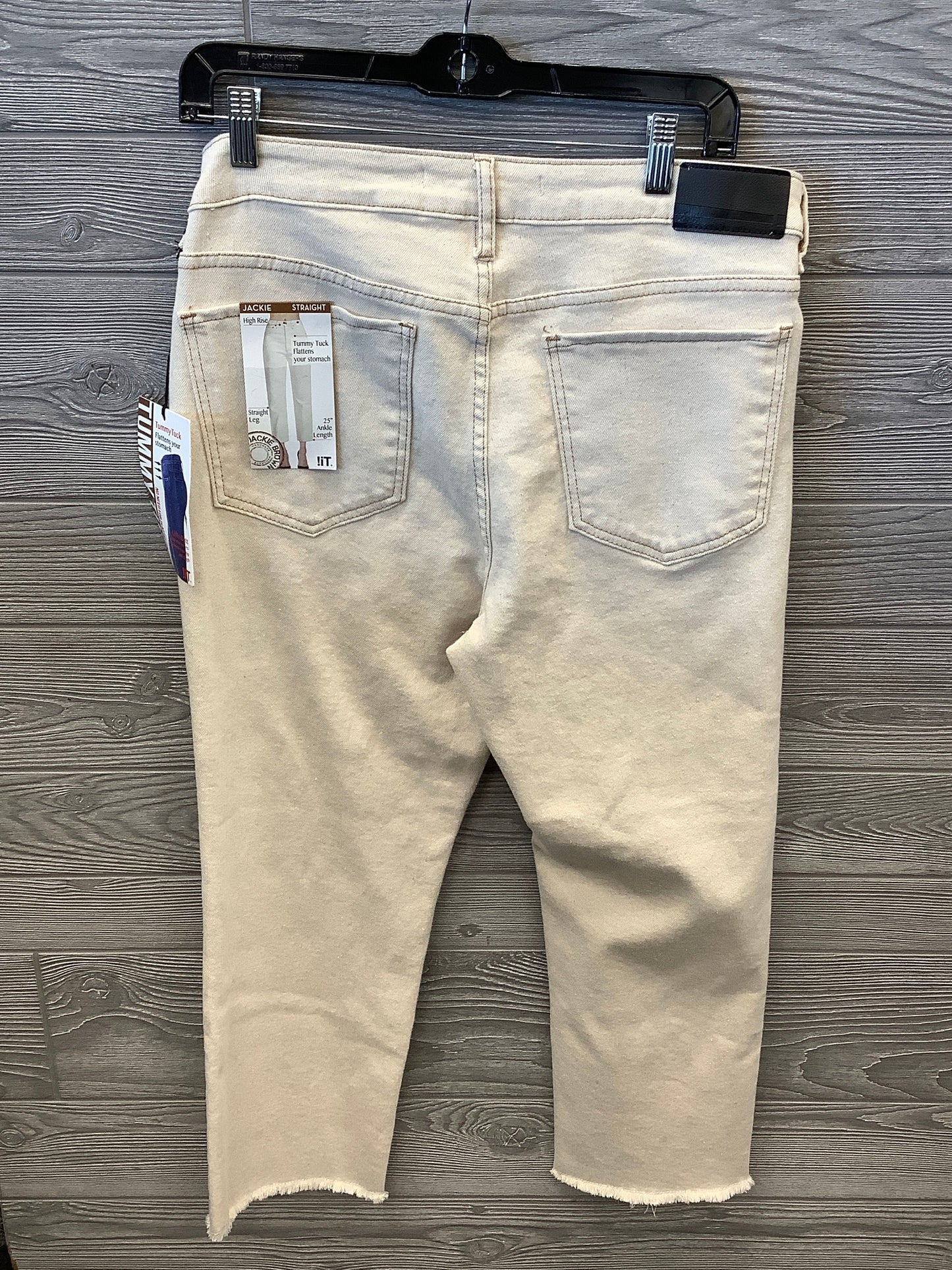 Cream Jeans Straight It, Size 12