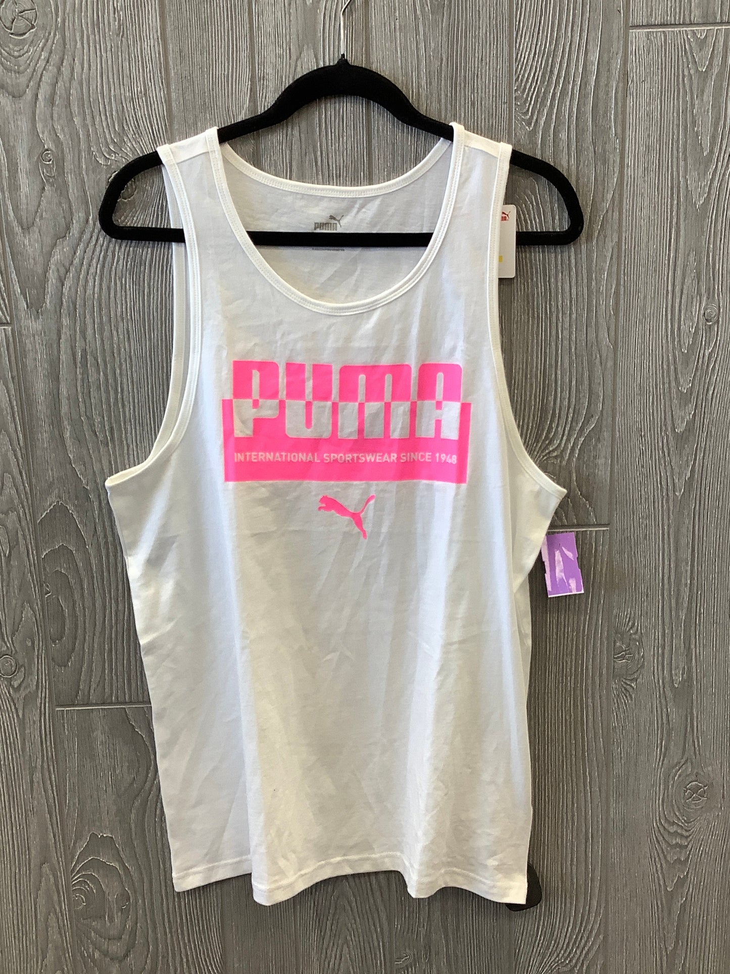 White Athletic Tank Top Puma, Size M