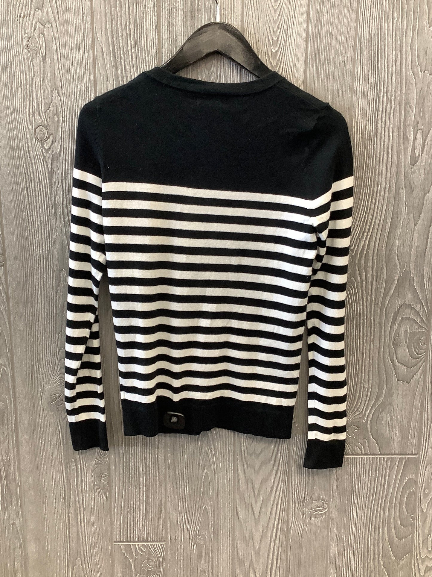 Striped Pattern Sweater Cardigan Merona, Size Petite   S