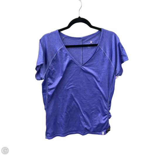 Athletic Top Short Sleeve By Tangerine In Purple, Size: Xxl