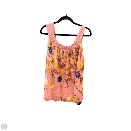 Top Sleeveless By Avenue In Pink, Size: Xl
