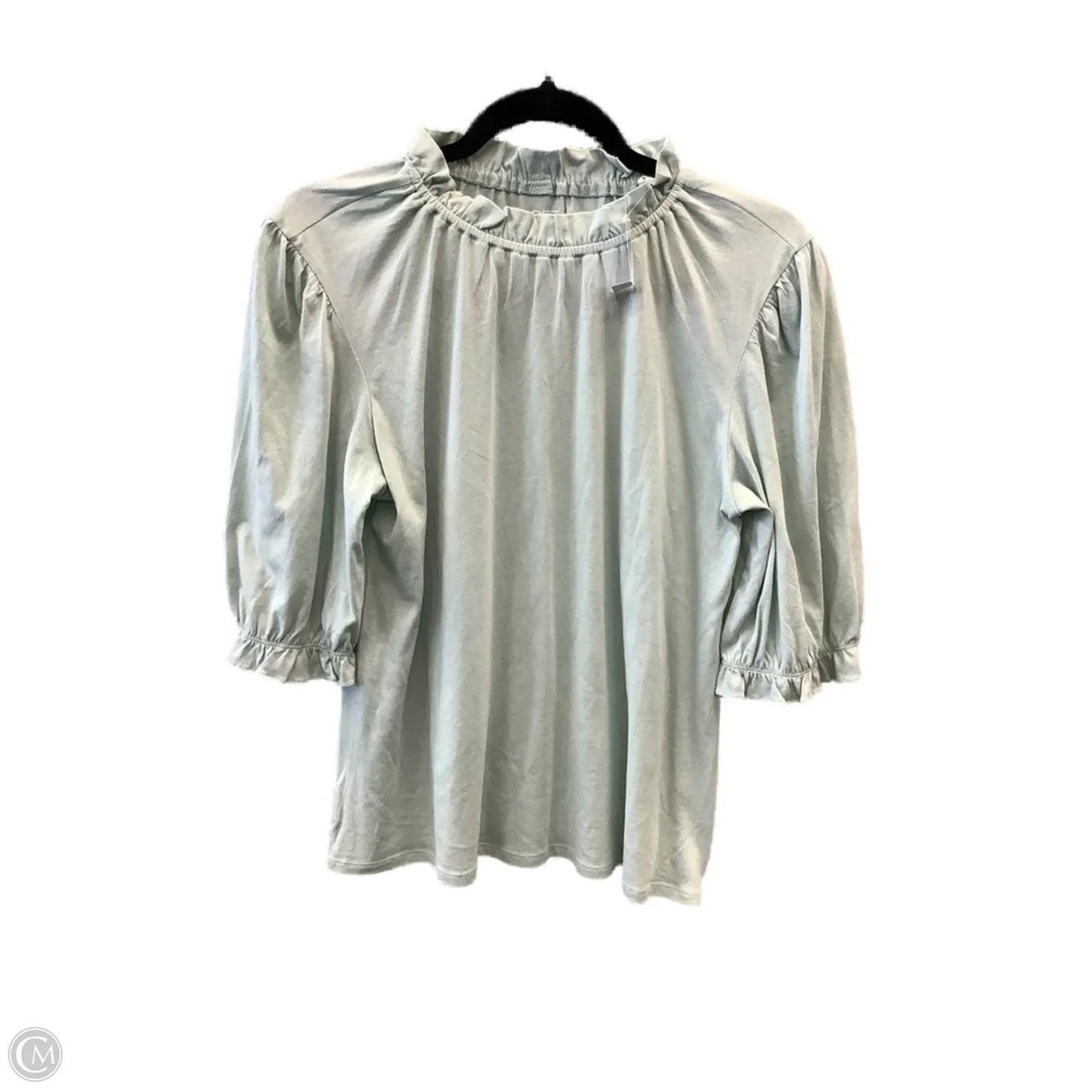 Top 3/4 Sleeve By Loft In Blue, Size: M