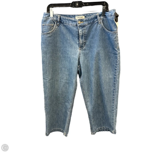 Capris By Cherokee In Blue Denim, Size: 10