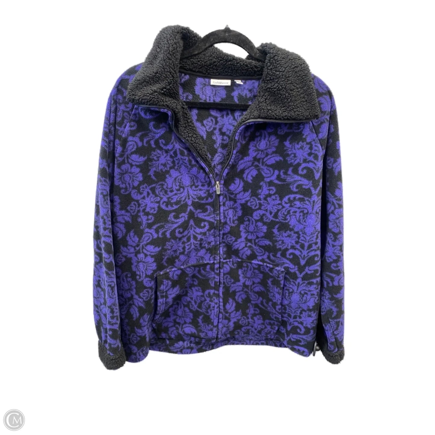 Sweatshirt Collar By Croft And Barrow In Purple, Size: Xl