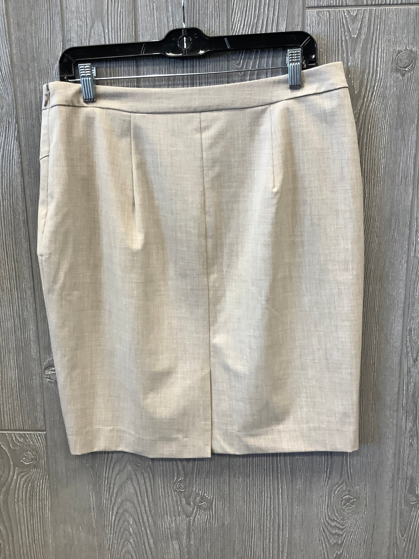 Skirt Midi By Clothes Mentor In Beige, Size: 12