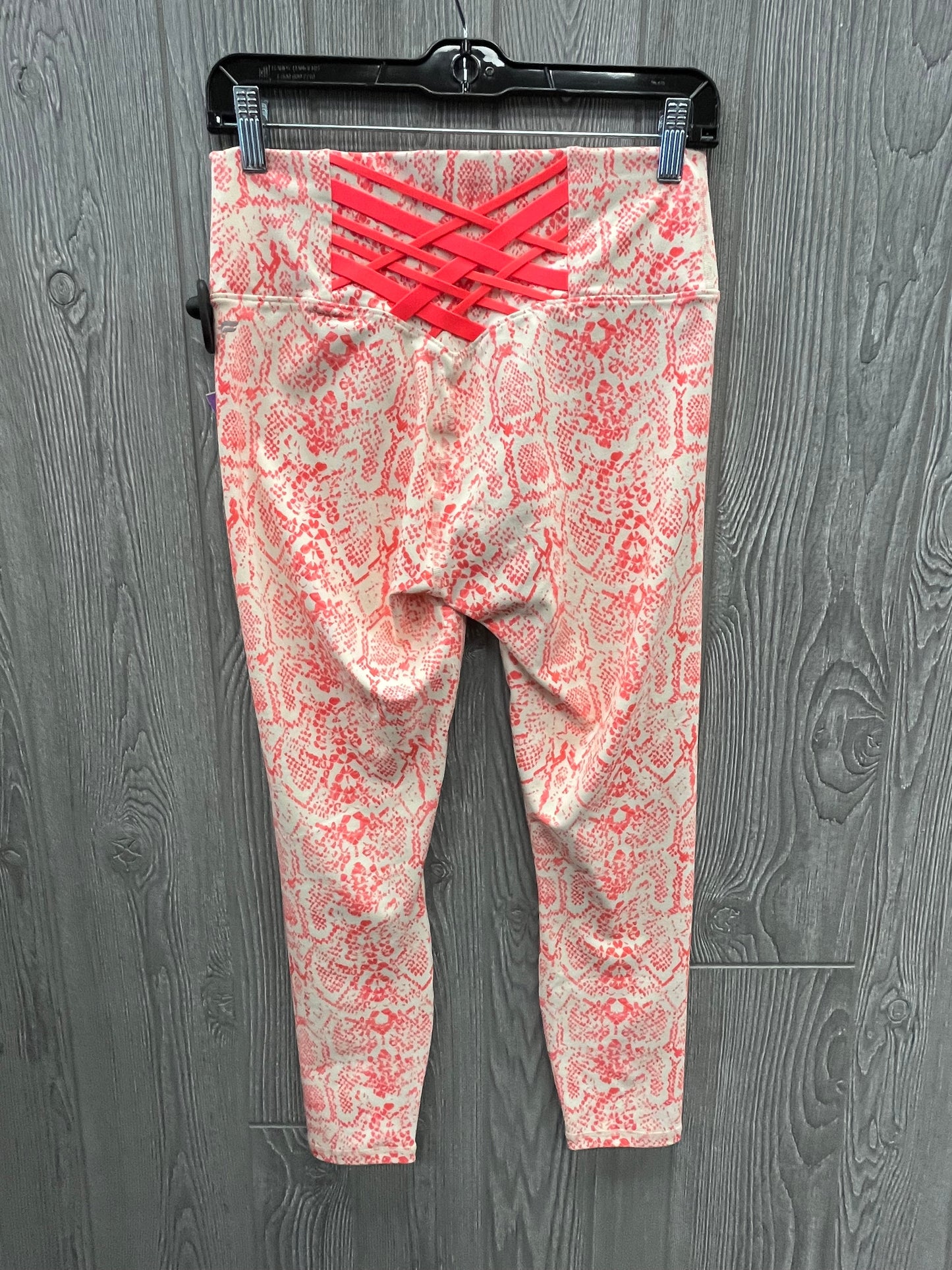 Athletic Leggings By Fabletics In Orange, Size: M