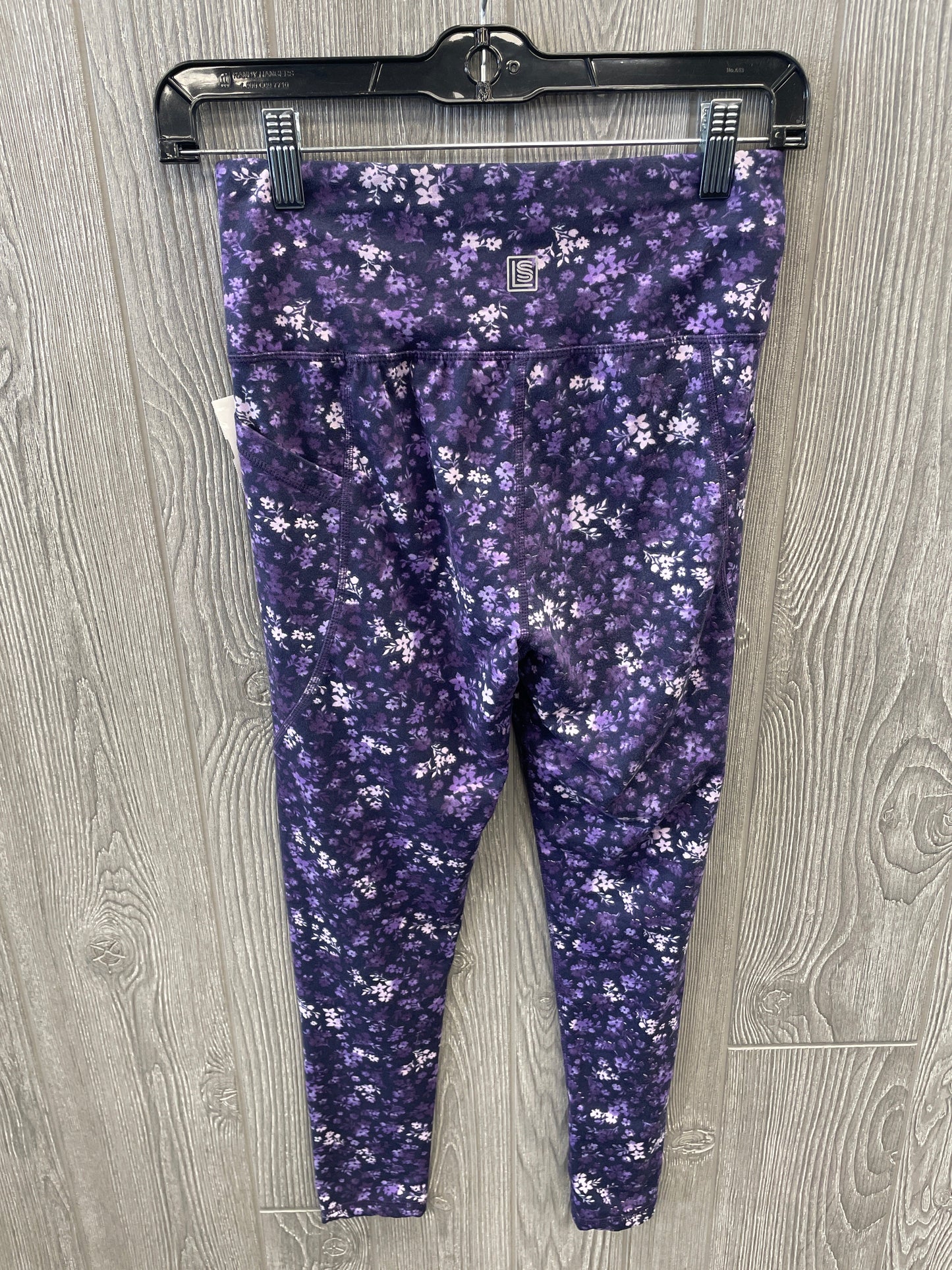 Athletic Leggings By Laundry In Purple, Size: M