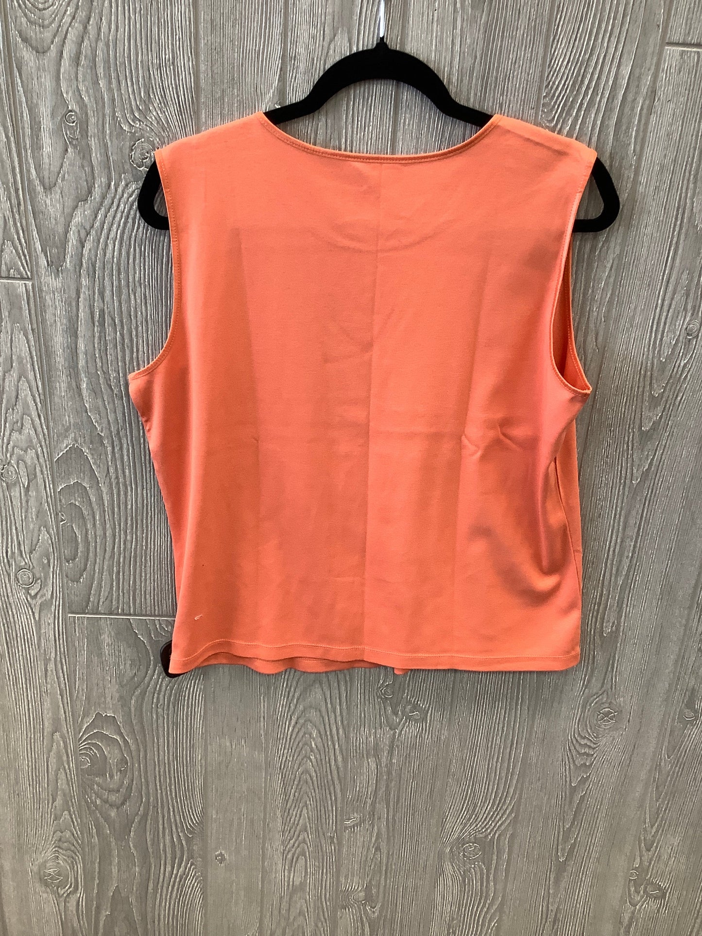 Orange Top Sleeveless Christopher And Banks, Size Petite   Xl