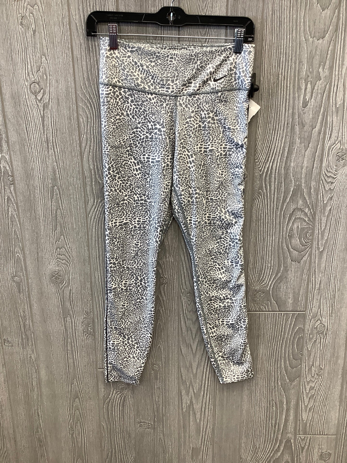 Grey Athletic Leggings Nike Apparel, Size M