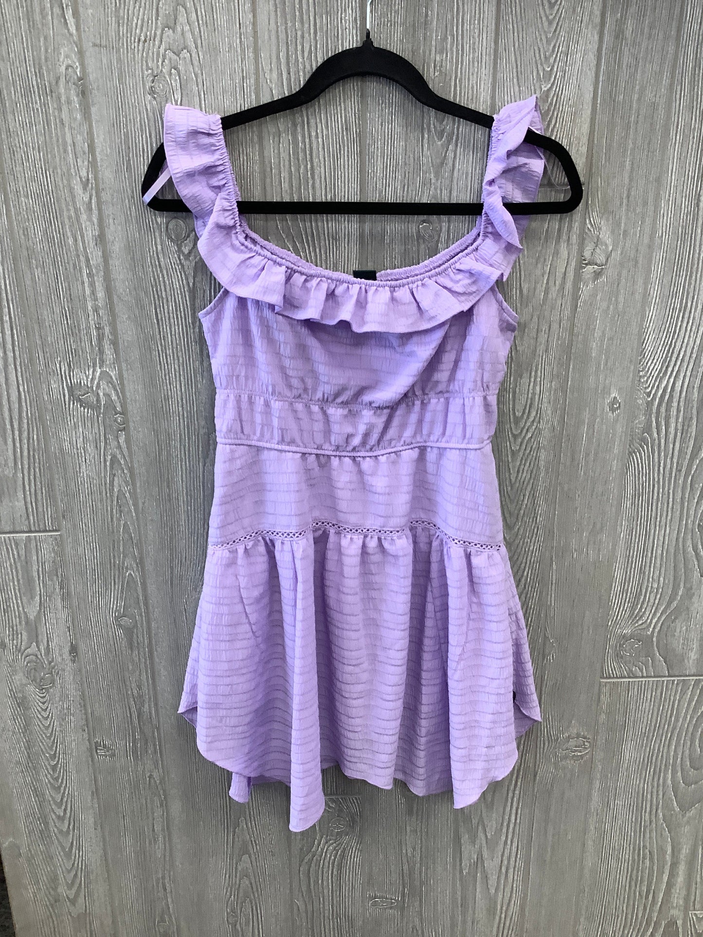 Purple Dress Casual Short Wild Fable, Size S