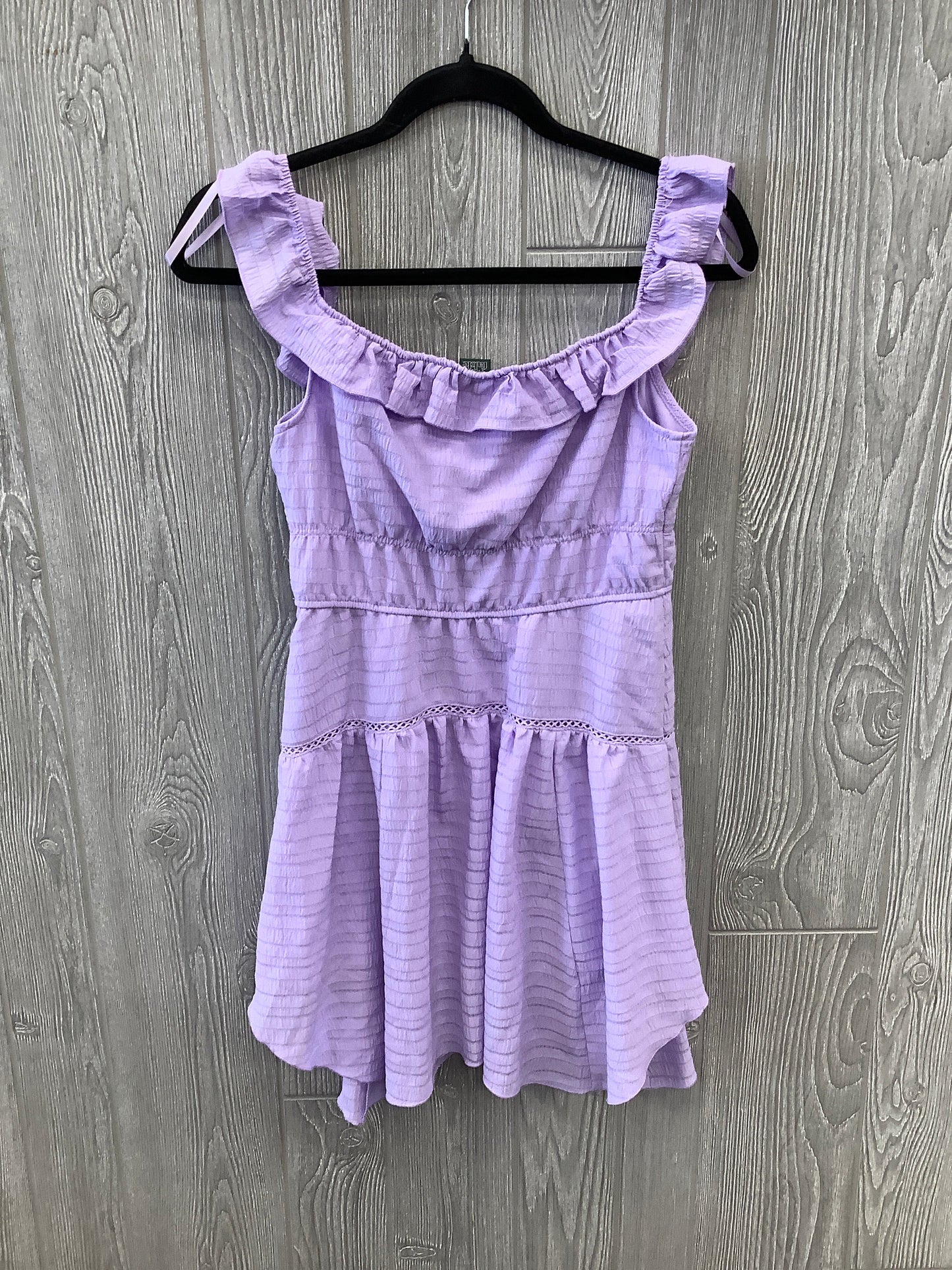 Purple Dress Casual Short Wild Fable, Size S