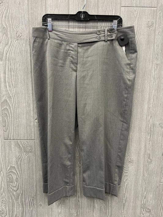 Capris By Worthington In Grey, Size: 12