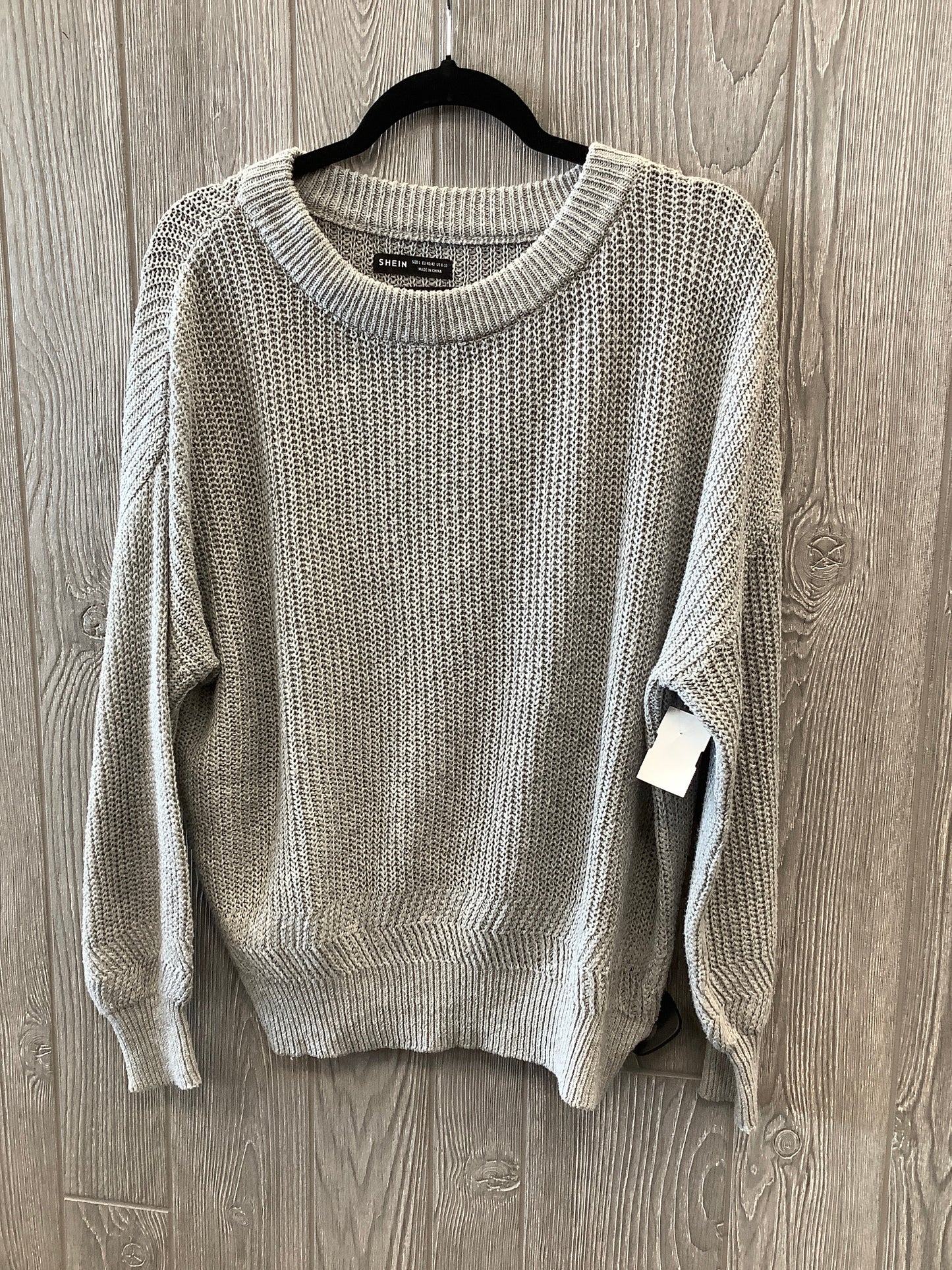 Sweater By Shein In Grey, Size: L