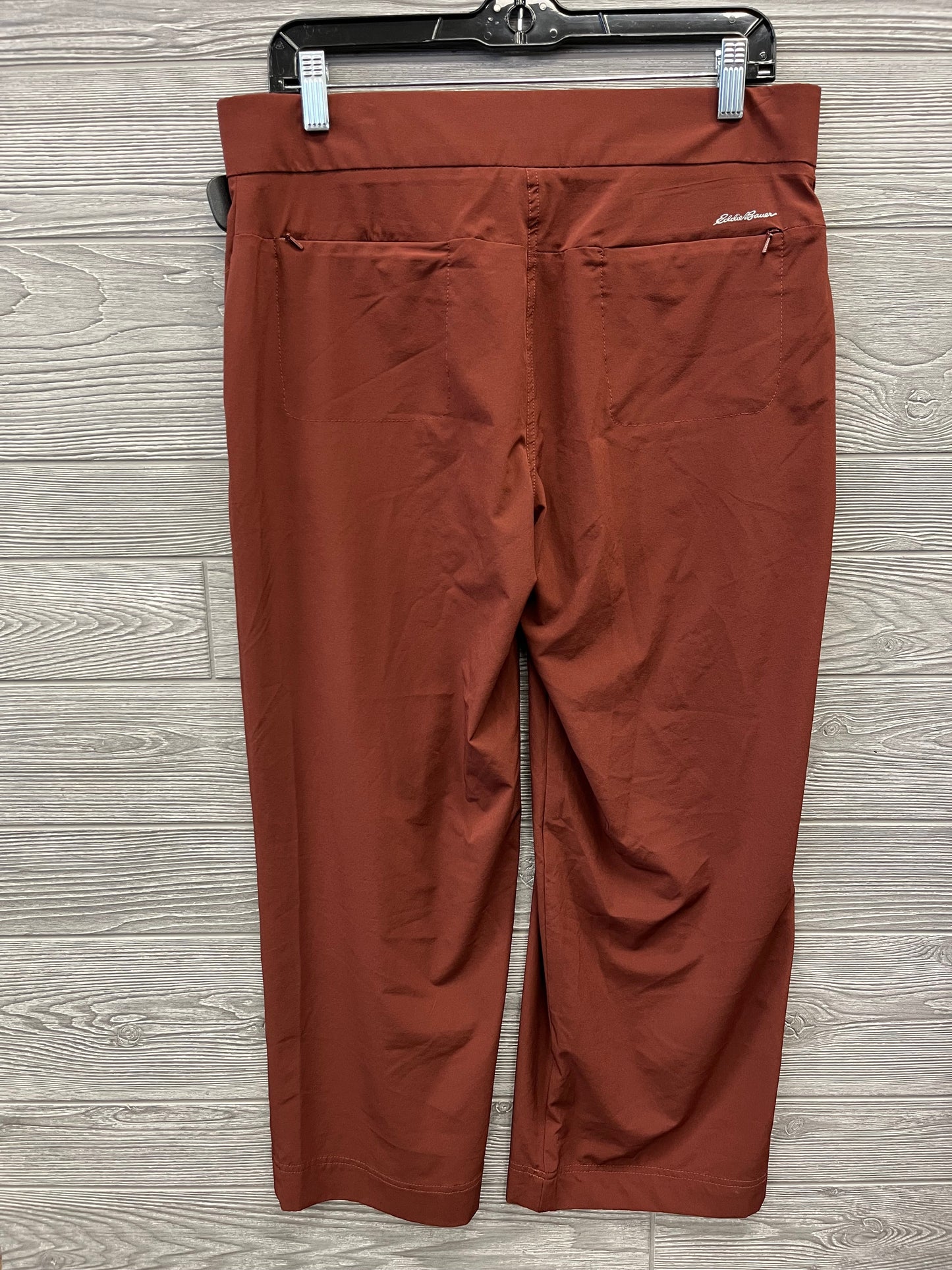 Athletic Pants By Eddie Bauer In Brown, Size: M