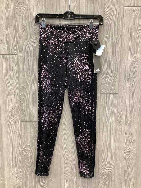 Athletic Leggings By Adidas In Blue & Purple, Size: Xl