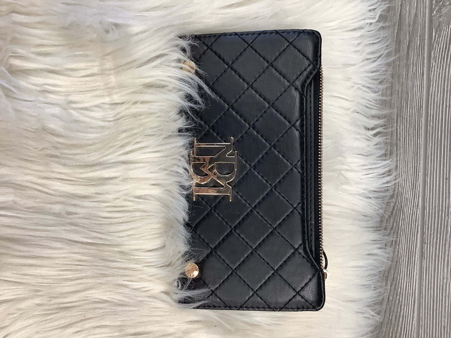 Wallet Leather By Badgley Mischka  Size: Large