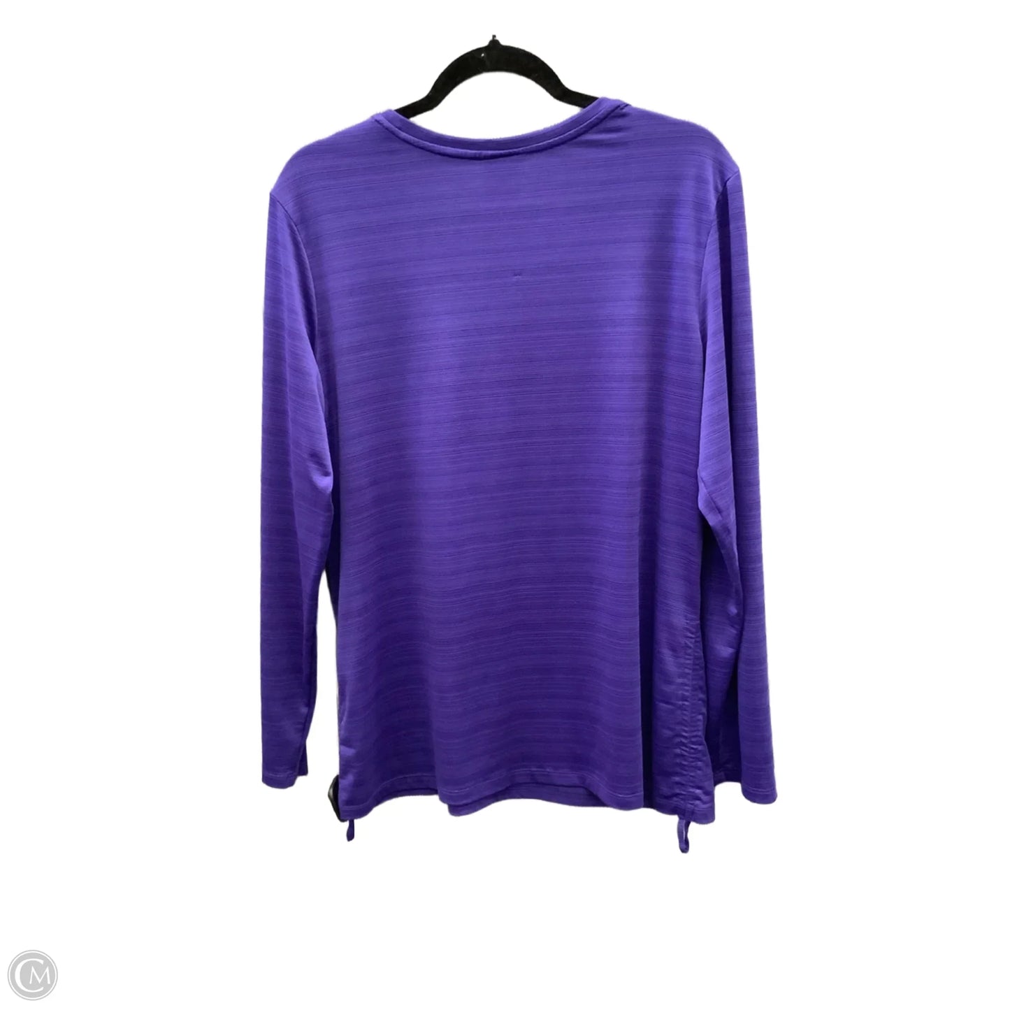 Athletic Top Long Sleeve Crewneck By Danskin Now In Purple, Size: Xxl