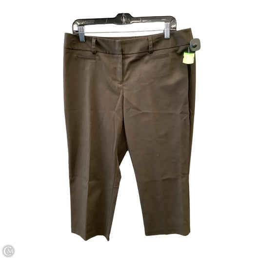 Capris By Apt 9 In Brown, Size: 12